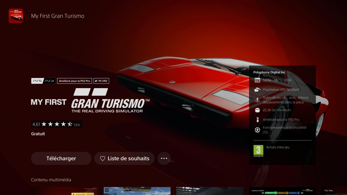 My First Gran Turismo Gratuit