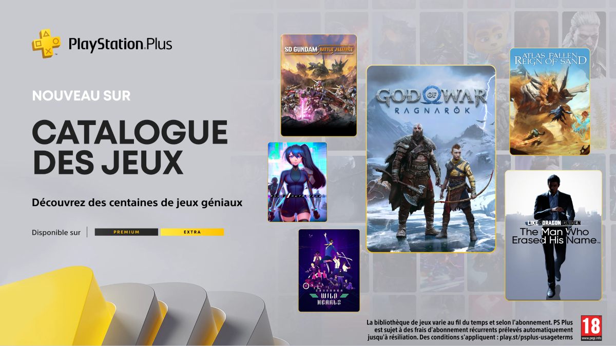 Jeux gratuits PS Plus janvier 2025